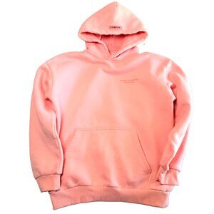 Comfrt Collection Pastel Edit Hoodie Pink Fleece Pullover Sweatshirt Large L